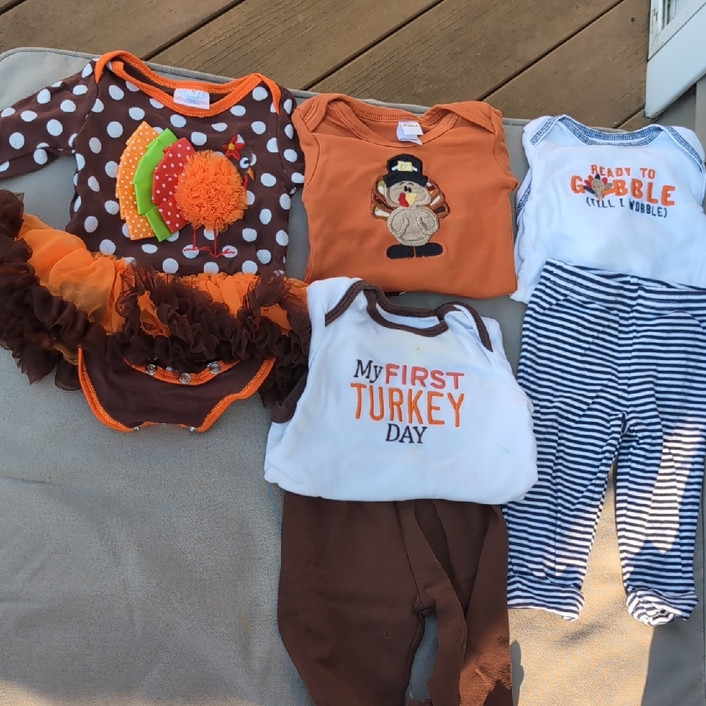 Festive Thanksgiving Baby Outfit Set